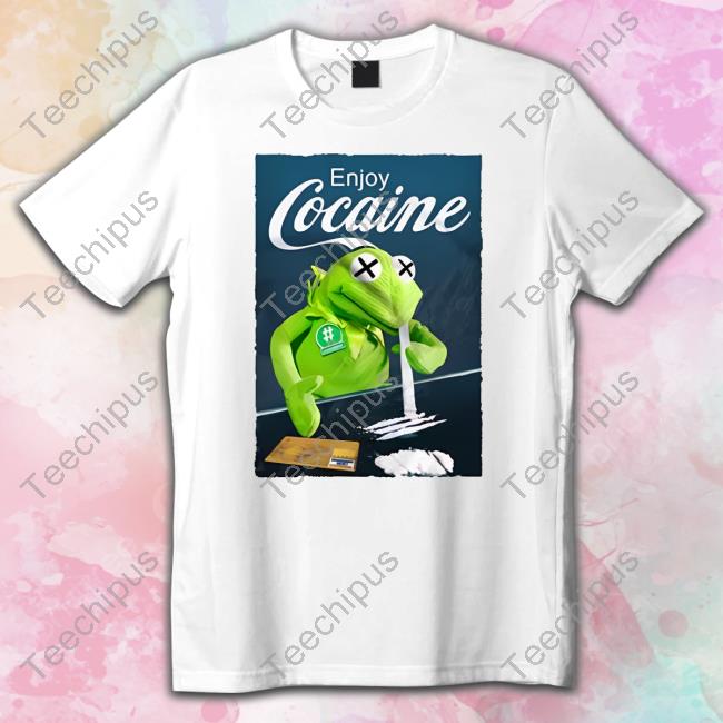 Weird Thrift Store Shirts Frog Enjoy Cocaine T Shirt