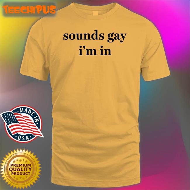 Shirtsthtgohard Sounds Gay I'm In T Shirts