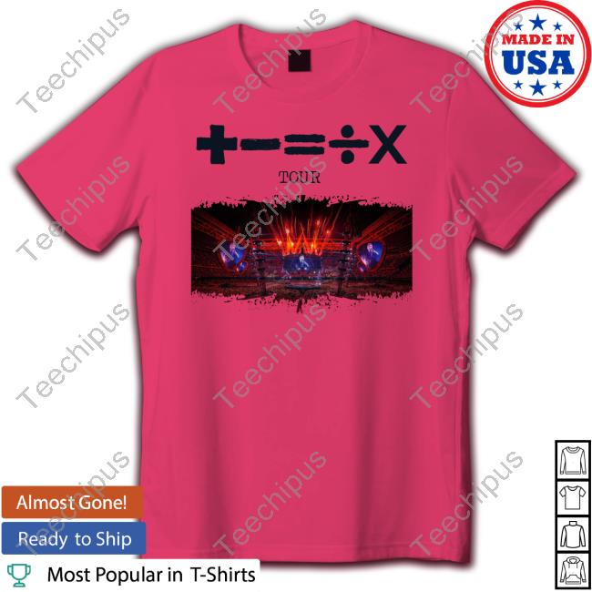 Ed Sheeran Mathematics Tour 2023 Tee Shirt