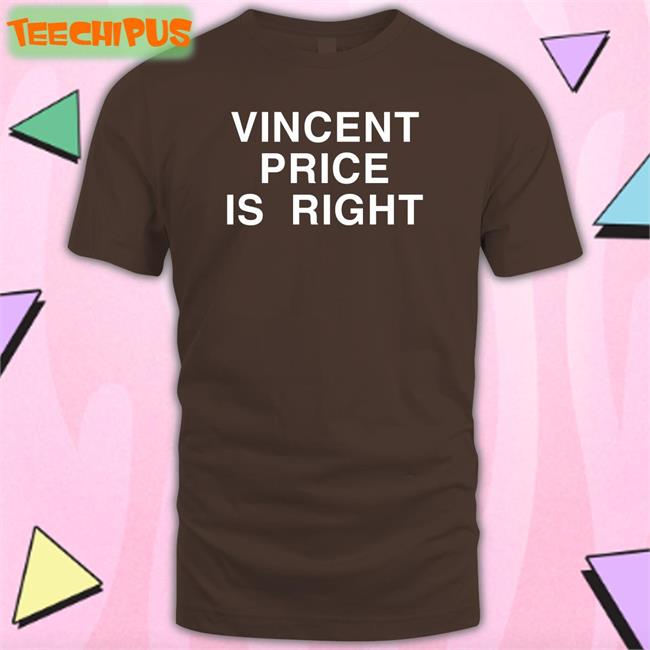 Vincent Price Is Right Hoodie
