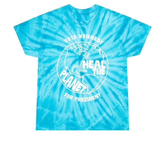 Vote Kennedy Heal The Planet Tie Dye Limited Shirt Kennedy24 Merch