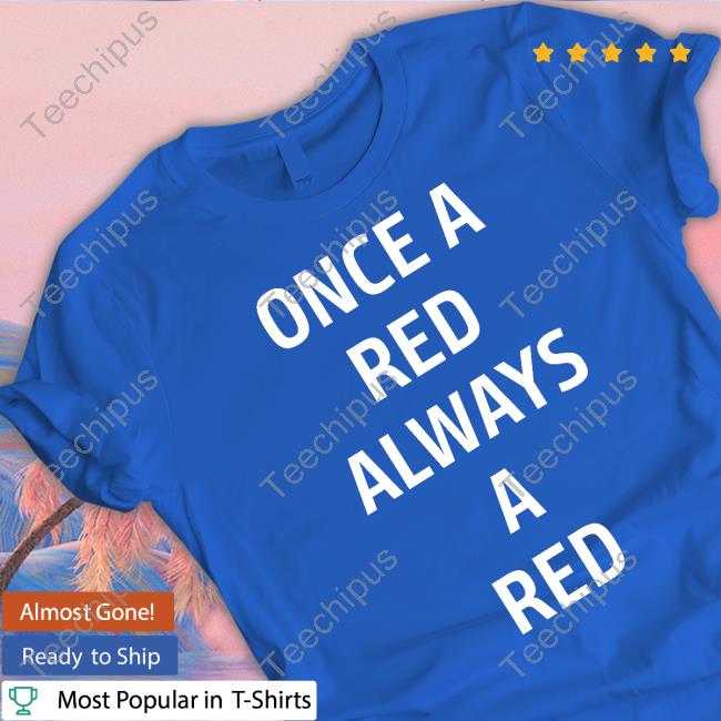 Birmingham City Fc Wearing Once A Red Always A Red Tee