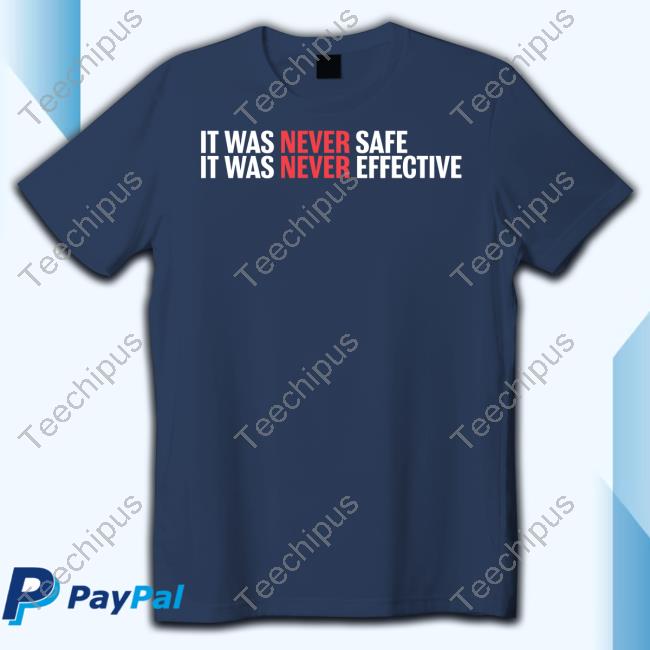 Mike Jagger It Was Never Safe It Was Never Effective Tee