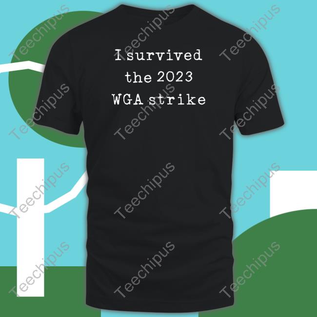 Danielle Nicki Wearing I Survived The 2023 Wga Strike Long Sleeve T Shirt