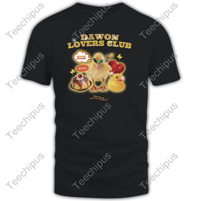Zuho Wearing Dawon Lovers Club Don't Worry My Lovely Duckling T Shirt