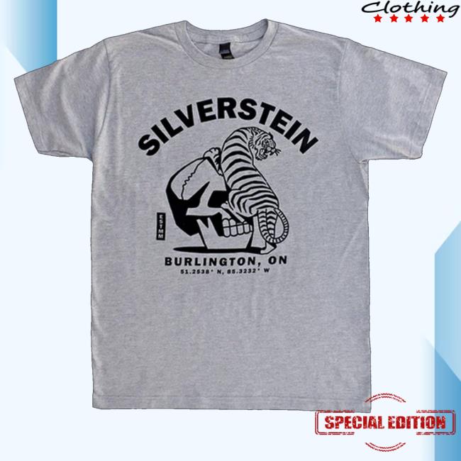 Silverstein Music Merch Shop Tiger Skull Tank Top