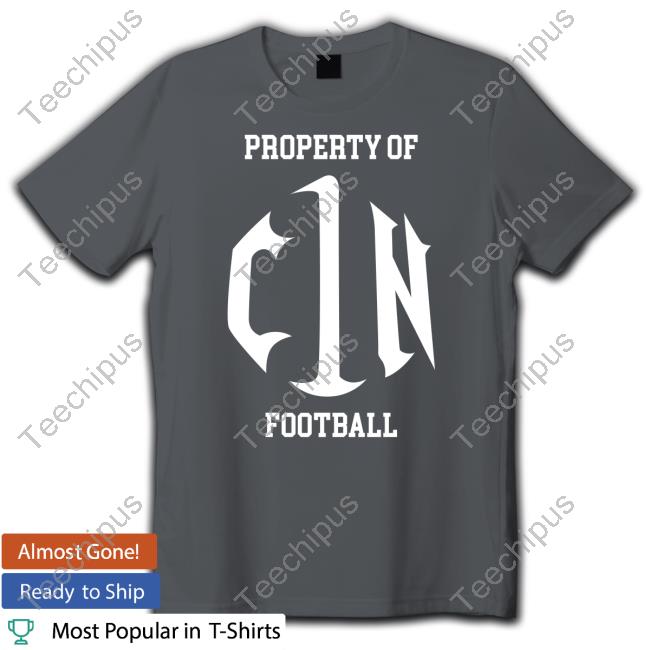 Auburn Football Property Of Cin Football Tee Shirt