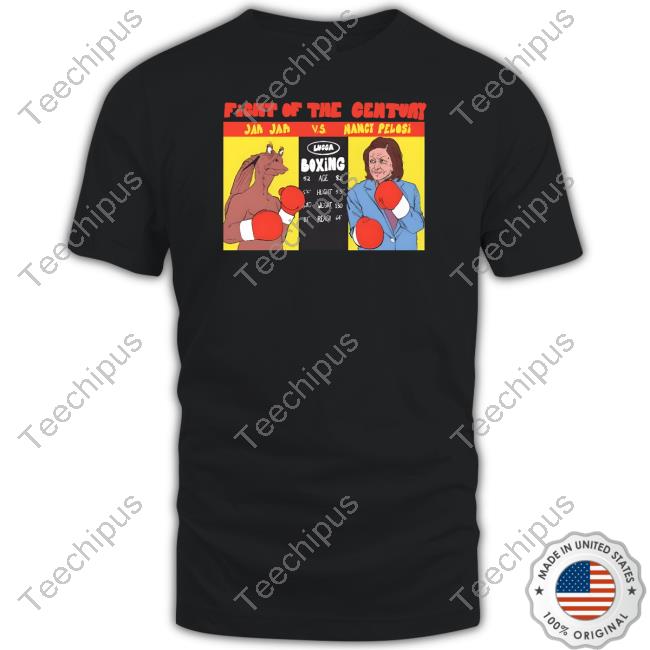 Lucca Fight Of The Century Jar Jar Binks Vs. Nancy Pelosi Boxing Tee Shirt