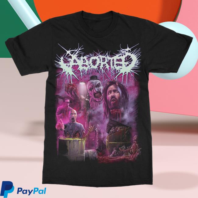 Official Indie Merch Store Shop Aborted "Terrify'er" Popover Shirt IndieMerchStore