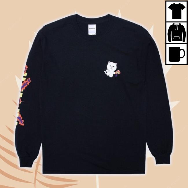Official Slumltd Merch Store Day Tripper Sweatshirt Black Slumltd Shop