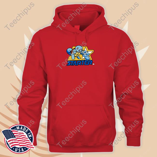 Aubrey Edwards Wearing Starter Squirtle Sweatshirt