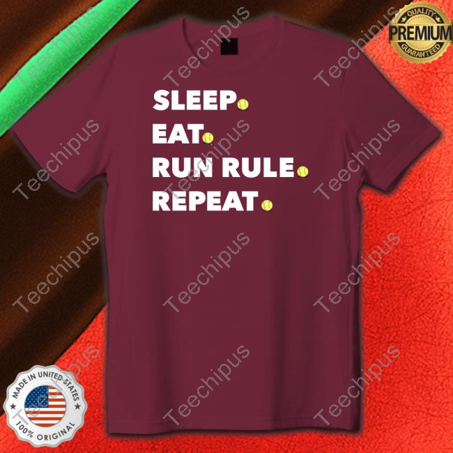 Carey Murdock Sleep. Eat. Run Rule. Repeat Shirt, Hoodie, Sweatshirt, Tank Top And Long Sleeve Tee