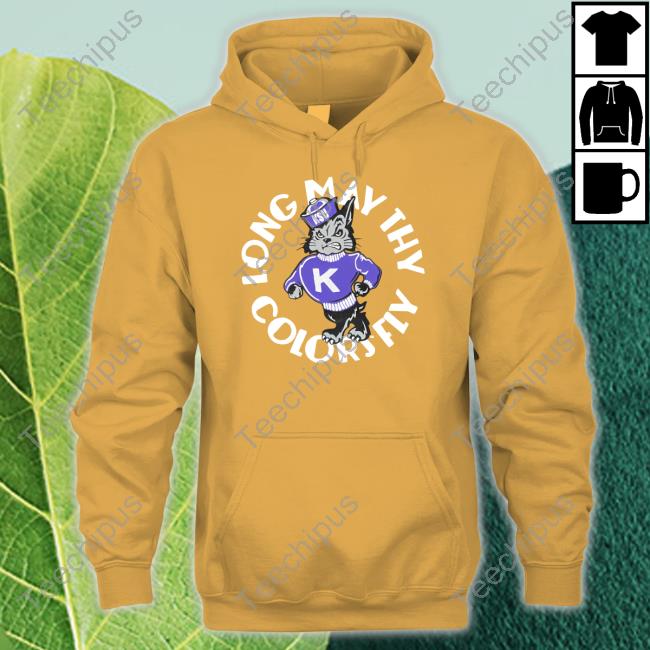 Charlie Hustle Merch Long May Thy Colors Fly K-State Tee Shirt Kellis Robinett