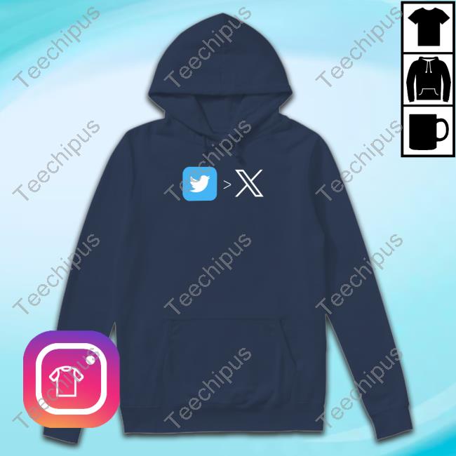Twitter Changes Logo To X New Shirt