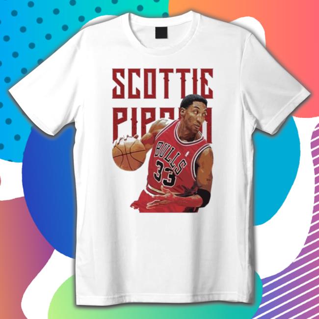 33 Chicago Bulls Legend Player Scottie Pippen Shirt