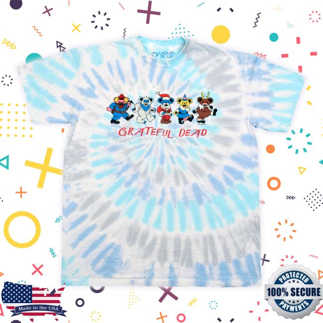 Official Grateful Dead Dead Nose Reinbears Tie-Dye Sweater