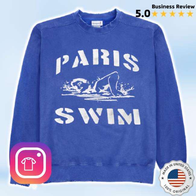 Original Paris Swim Tee Shirt (2Nd Gen) - Royal Denim First Port Company Shop