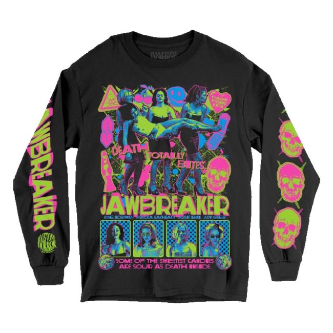 Trending Halftone Horror Merch Store Jawbreaker Hoodie Sweatshirt Halftonehorror Shop