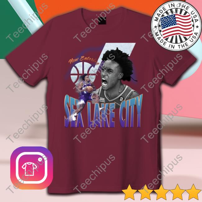 Utah Jazz Now Entering Sex Lake City T Shirts