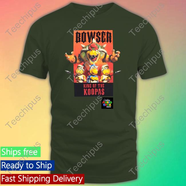 Super Mario Bros Bowser King Of The Koopas Boyfriend Long Sleeve Tee