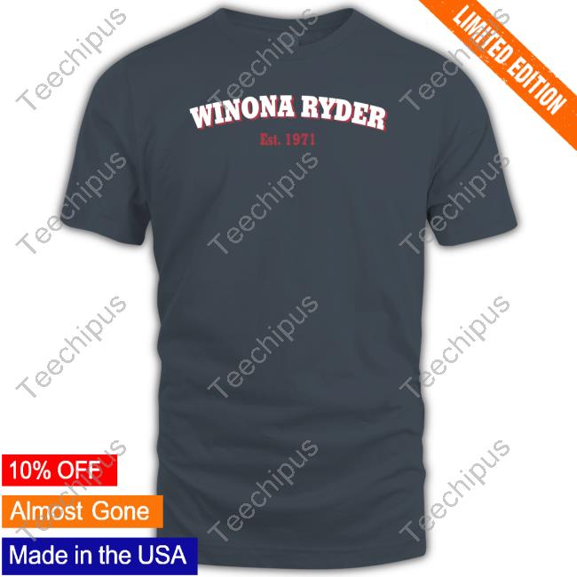 Miscenscene Merch Winona Ryder Est 1971 Long Sleeve T Shirt