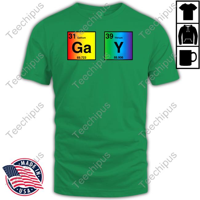Muckythehorse 31 Gallium Ga 69.723 And 39 Yttrium Y 88.906 Pride Tee