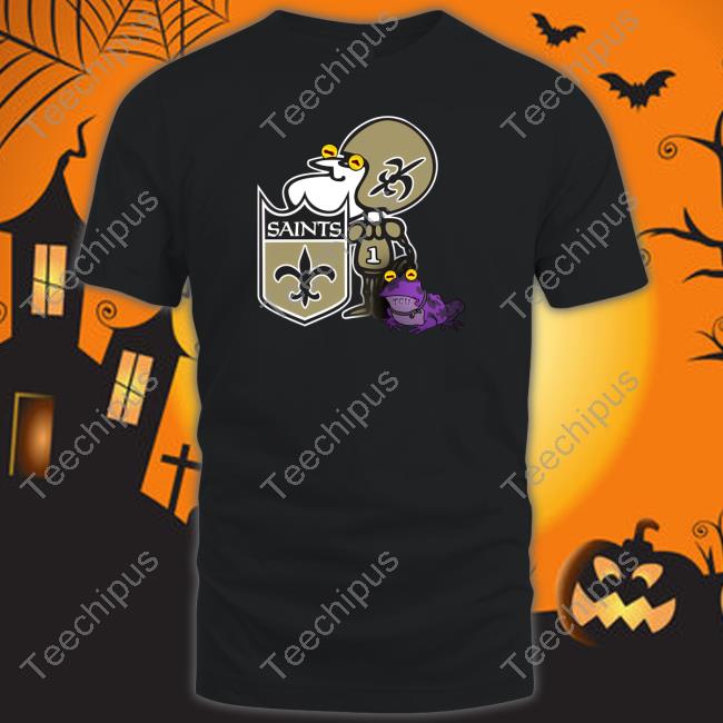 The Hypnotoad Tcu Football To New Orleans Saints Tee Shirt