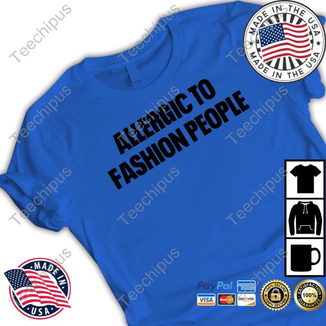 Sole Sounditsme Allergic To Fashion People Sweatshirt