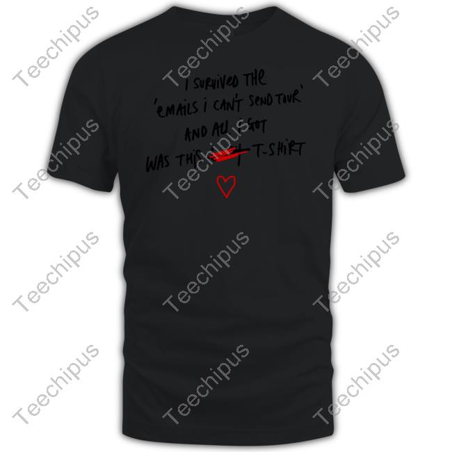 Sabrina I Survived The Emails I Can't Send Tour And All I Got Was This Lousy T-Shirt T Shirt