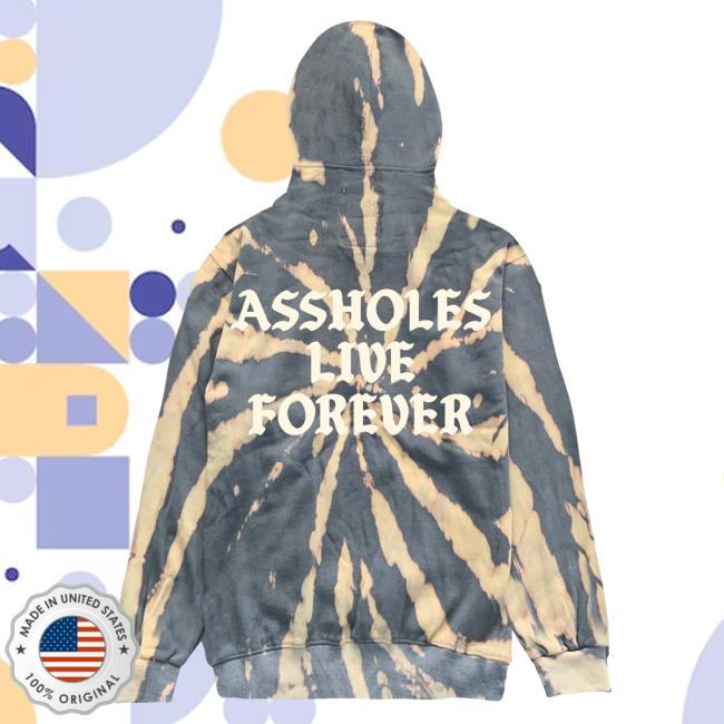 Official Linda Finegold Merch Store Stop Assholes Live Forever Popover Shirt Tiger Stripes Tie Dye Lindafinegold Clothing Shop Tie-Dye