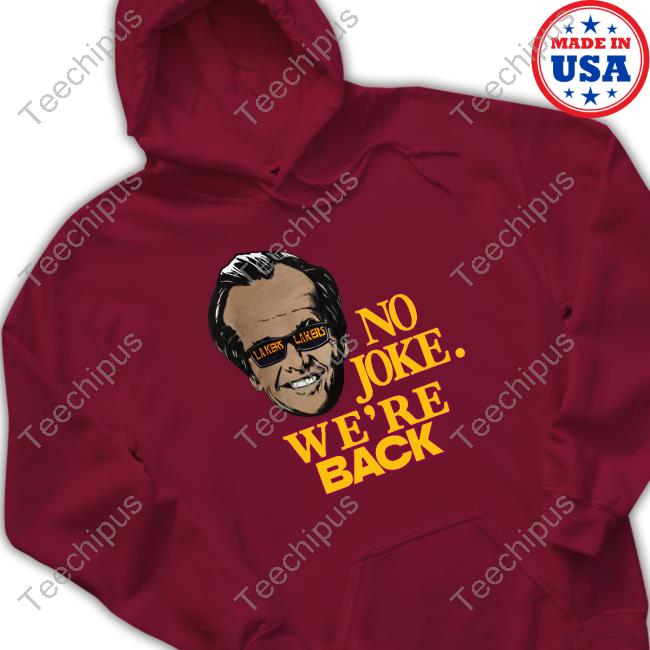 Kim Kardashian Wearing Jack Nicholson No Joke We're Back T-Shirt