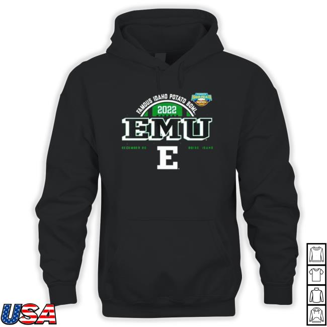 Eastern Michigan Eagles Famous Idaho Potato Bowl 2022 Emu Dec 20 Hooded Sweatshirt