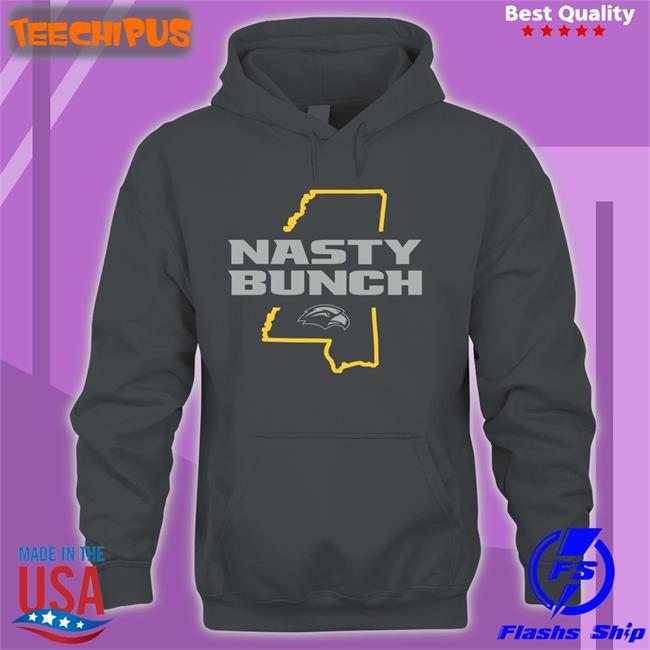 USM Southern Mississippi Golden Eagles Nasty Bunch Long Sleeve Tee Shirt