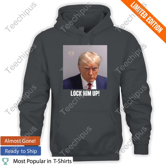 Official Trump Mugshot Lock Him Up T Shirt Jon Cooper