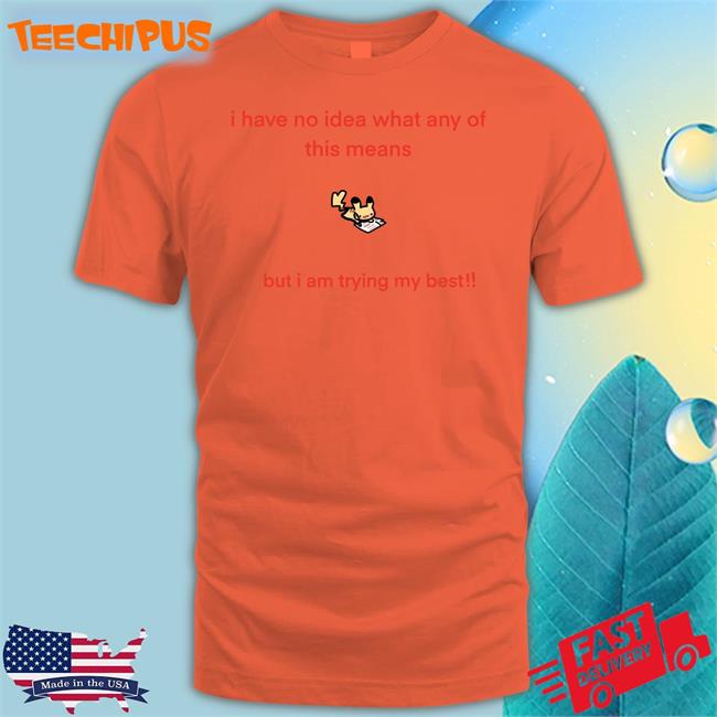 Posebean I Have No Idea What Any Of This Means But I Am Trying My Best Shirts Posebean Pikachu Extraordinaire