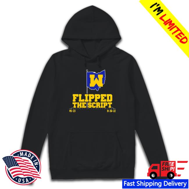 Michigan Football Flipped The Script Sweatshirt