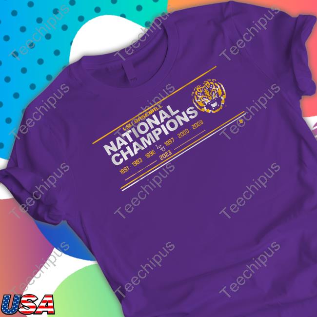 Lsu Baseball National Champions Sign T-Shirt