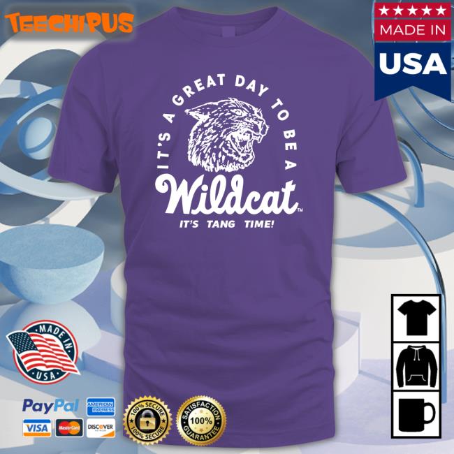 K-State Men's Basketball It's A Great Day To Be A Wildcat It's Tang Time Tee Shirt K-State Student Section