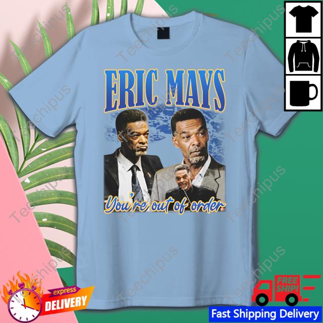 Eric May’S You’Re Out Of Order Hooded Sweatshirt Eric May’S Hooded Sweatshirt