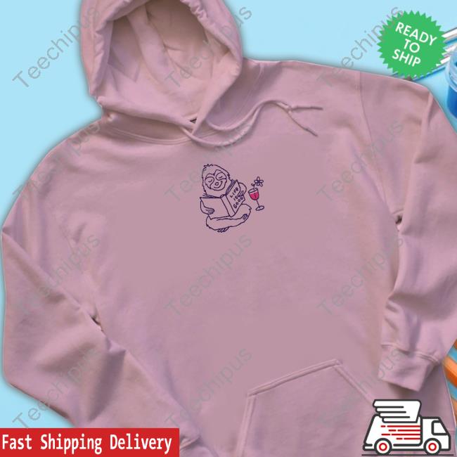 Life Is Good Merch Quirky Reading Sloth Crusher Shirt Lifeisgoodco