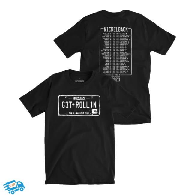 Trending Nickelback Shop G3t Roll1n License Plate Black Tour Unisex Sweatshirt Nickelback Store