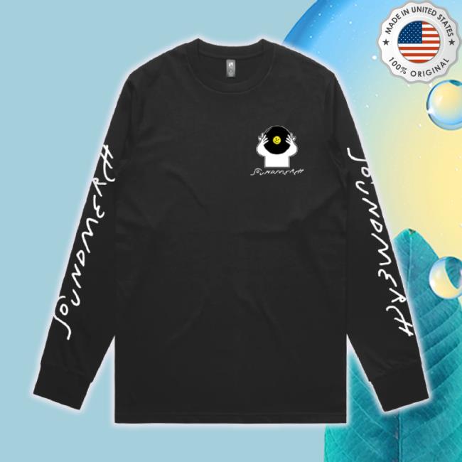 Official Sound Shop Sound Merch Record Head / Black Hoodie Sweatshirt Sound-Merch Store