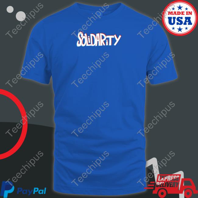 Solidarity Dyed Tee Shirt Solidarity Merch