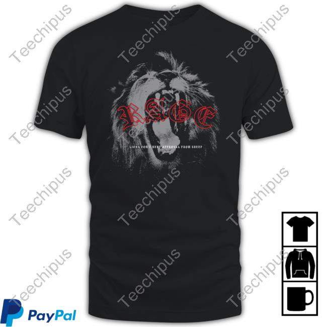 Rage Lion Midweight T Shirt