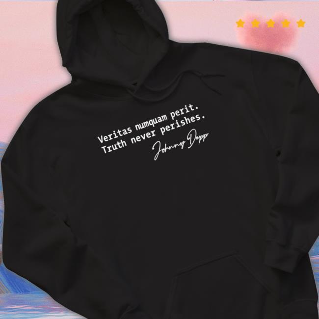 Top Veritas Numquam Perit Truth Never Perishes Johnny Depp Classic Shirt Top Veritas Numquam Perit Truth Never Perishes Johnny Depp T-Shirt