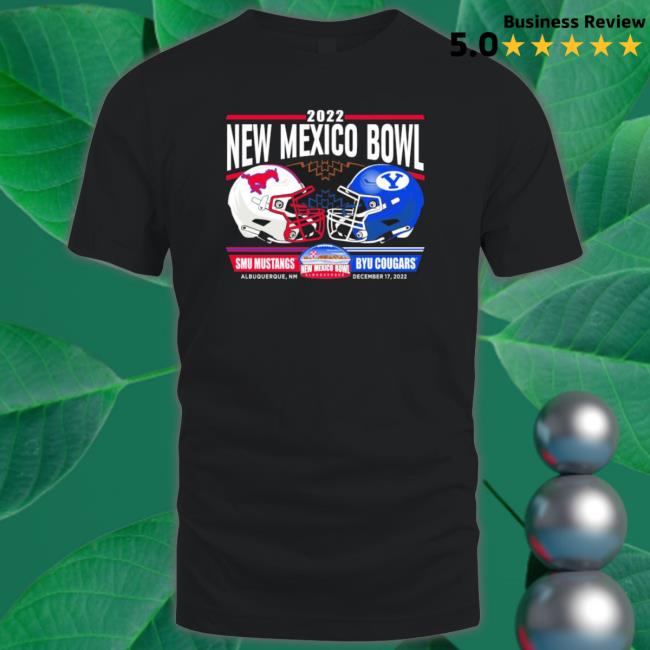 Official Byu Cougars Vs Smu Mustangs 2022 New Mexico Bowl Albuquerque Roue Matchup Sweatshirt