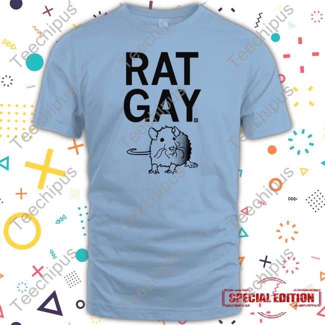 Raygunsite Store Rat Gay Tee DanAndPhillow