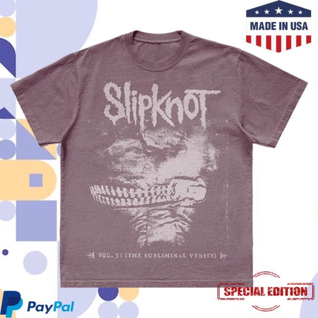 Official Slipknot Merch Store Slipknot Vol. 3 Washed Attractive Shirt Slipknotmerch Apparel Clothing Shop