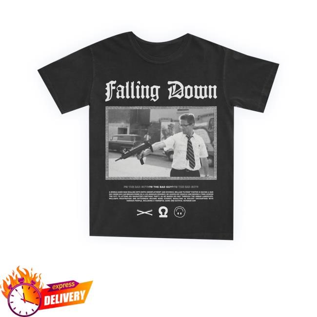 Official 72 Hour Secret Drop Falling Down 1993 Black Hoodie