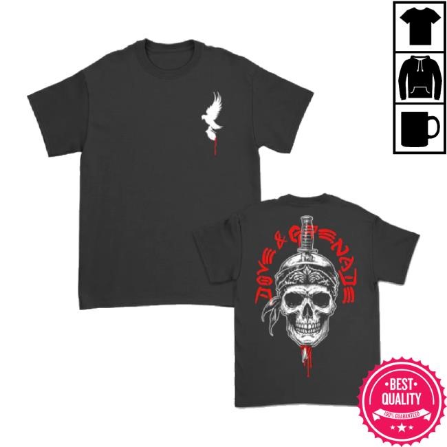 Official Dagger Skull T-Shirt (Black) Hollywood Undead Shop Merch Store